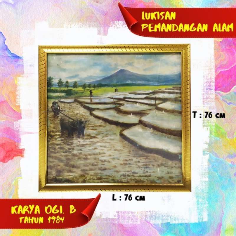 Gambar Pemandangan Gunung Dan Sawah