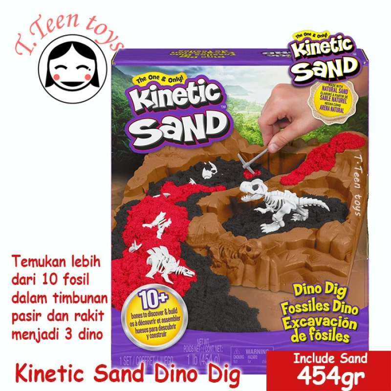 Kinetic sand deals dino dig playset