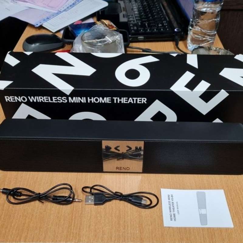 Oase Reno Wireless Mini Bluetooth Speaker for Home Theater with Compact Design, Advanced Sound Quality, and Black Finish. Perfect for Audiophiles and Small Spaces