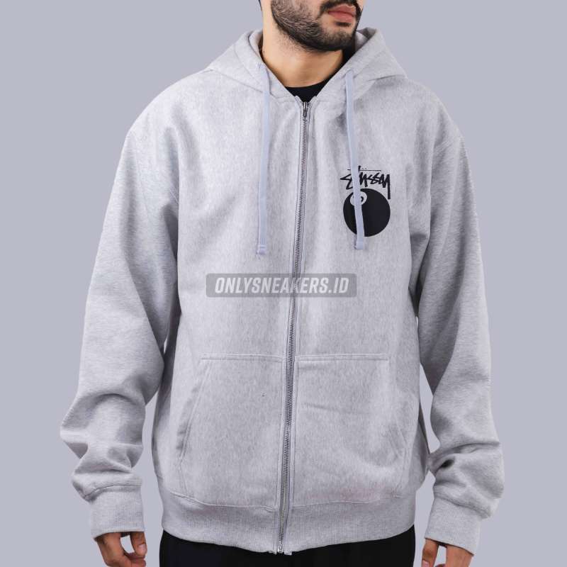 STUSSY】22AW RAT ZIP HOODIE Ash Heather（STUSSY RAT HOODIE 喩える  