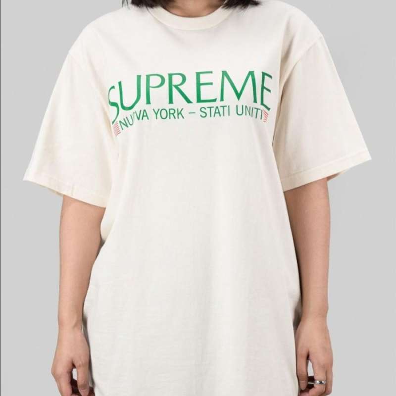 Jual Supreme Nuova York Natural Tee 100 Authentic M Di Seller Senikersku id Senikersku Kota Surabaya Blibli