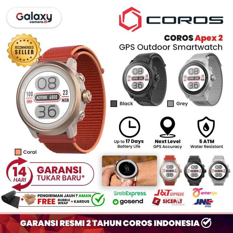 Jual Coros Apex 2 Gps Outdoor Smartwatch Jam Tangan Coros Apex 2 Resmi Coral Di Seller Galaxy Camera Official Store Galaxy Camera Tangerang Kota Tangerang Blibli