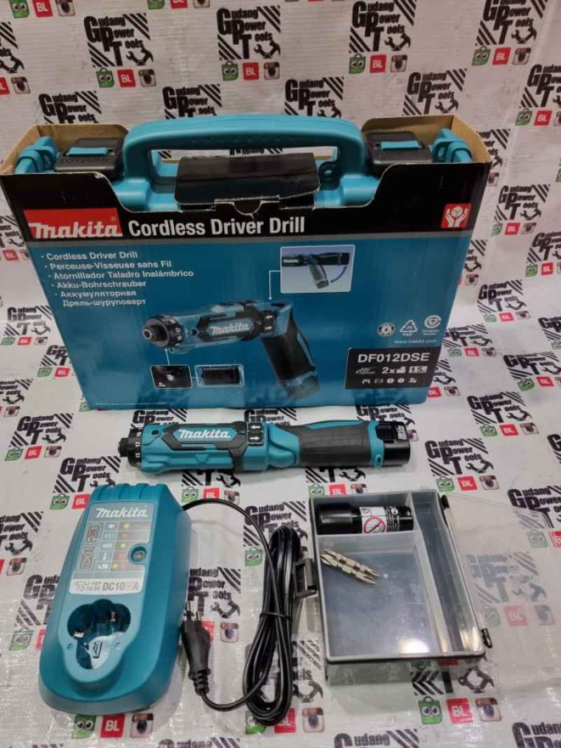 Promo CORDLESS SCREW DRIVER 12 V MAKITA DF012DSE DF 012DSE Diskon