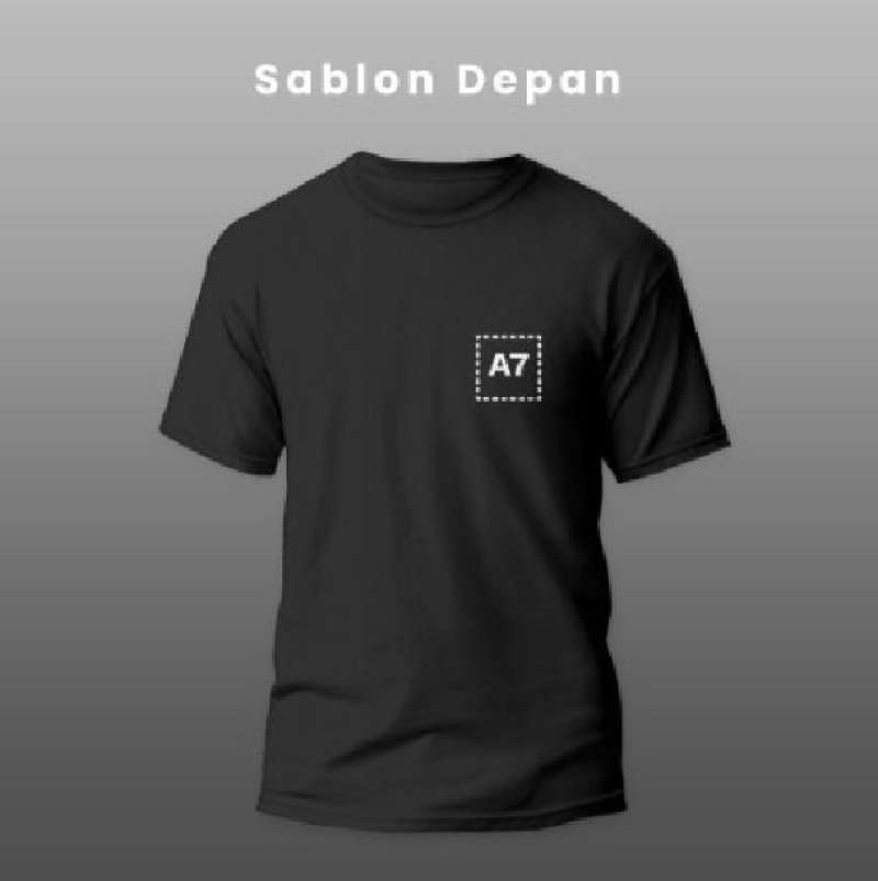 Custom BAJU T Shirt KAOS POLOS DESIGN SENDIRI SATUAN TERMURAH
