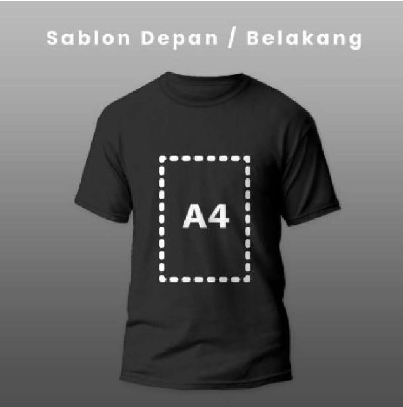 Jual Custom BAJU T Shirt KAOS POLOS DESIGN SENDIRI SATUAN