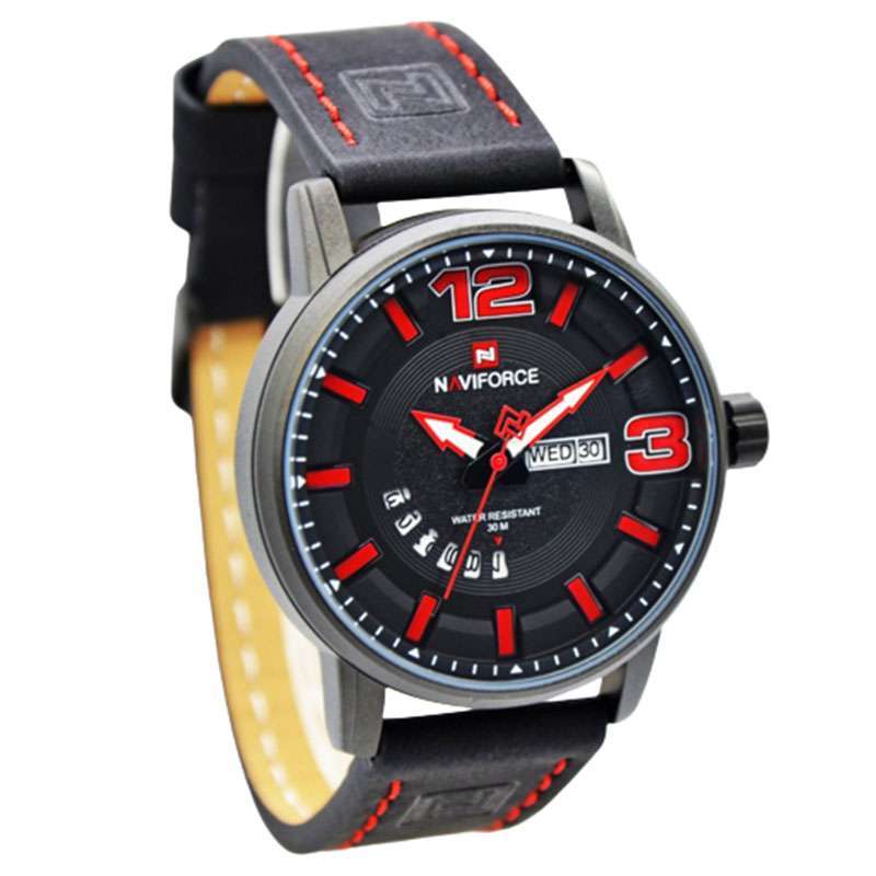 Promo Jam Tangan Naviforce 9143 M3 Jam Naviforce Original 9143 La Kulit Hitam Jam Tangan Navyforce 9143 Jam Tangan Pria Murah Jam Pria La Kl Diskon 38 Di Seller Jamdunia Official