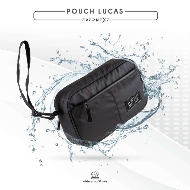 Pouch Bag Lucas Pria Waterproof Tas Tangan Pria Anti Air Hand Bag Pria Clutch Bag Pria Wanita