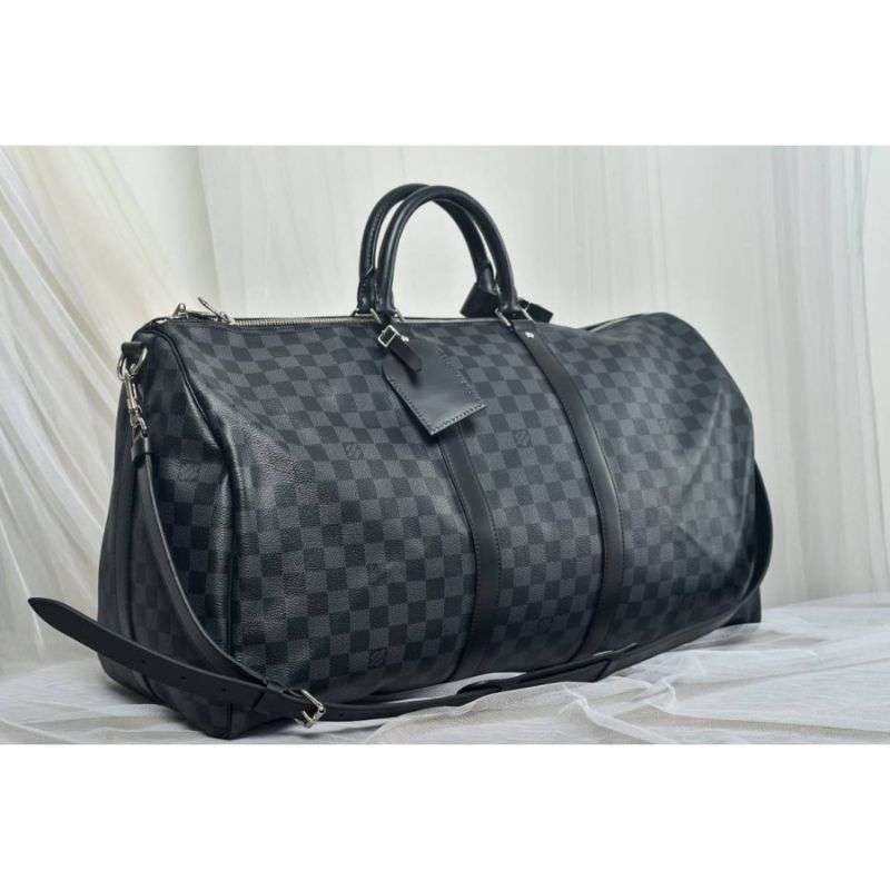 LOUIS VUITTON KEEPALL BANDOULIERE 55 DAMIER GRAPHITE N41413