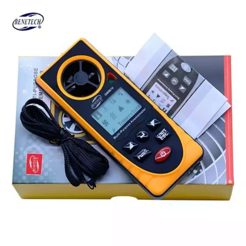 Promo Gm8910 Digital Anemometer Barometric Pressure Humidity Altitude Illumi Diskon 11% Di Seller Baruna Jaya Shop - Jatimurni, Kota Bekasi | Blibli