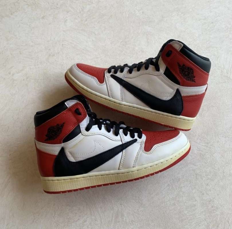 Custom travis new arrivals scott swooshes