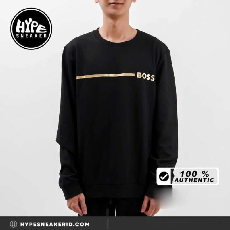 Jual Sweater Hugo Boss Stripe White Brown Black Sweatshirt 100 Original Di Seller Hypesneaker.idn Official Store Hypesneaker.id Kota Semarang Blibli