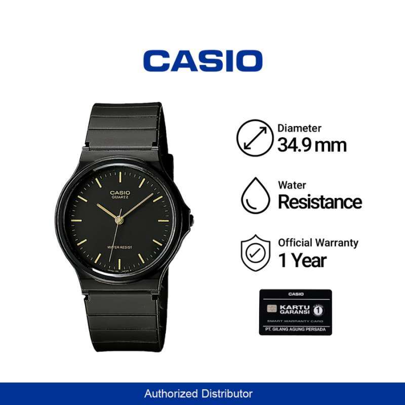 Jual Jam Tangan Pria Casio General MQ 24 1E Classic Black Dial