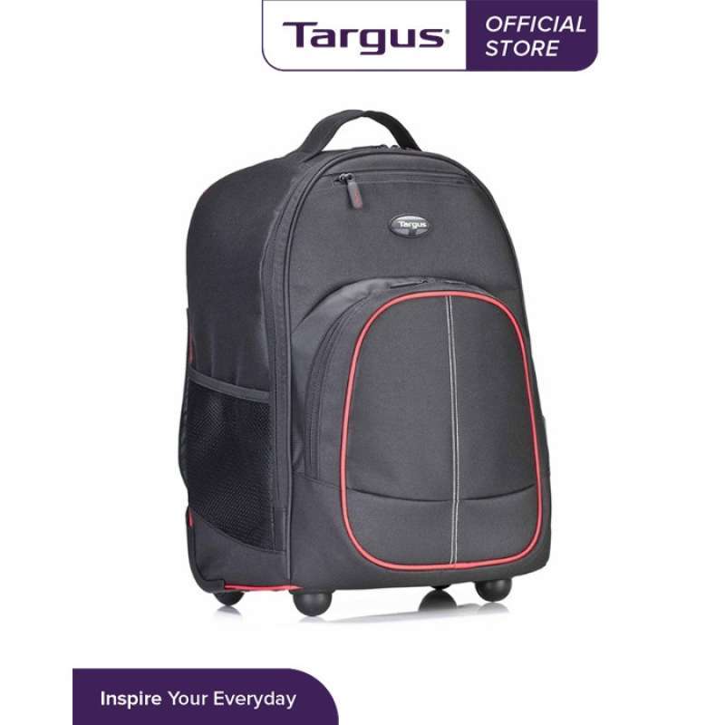 Jual Targus 16 Compart Rolling Backpack Black Red Tsb75001Ap