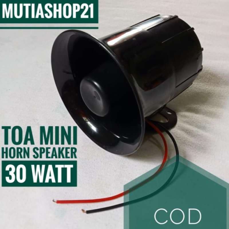 Promo Toa Mini 30watt Horn Speaker toa Patwal Bulat Diskon