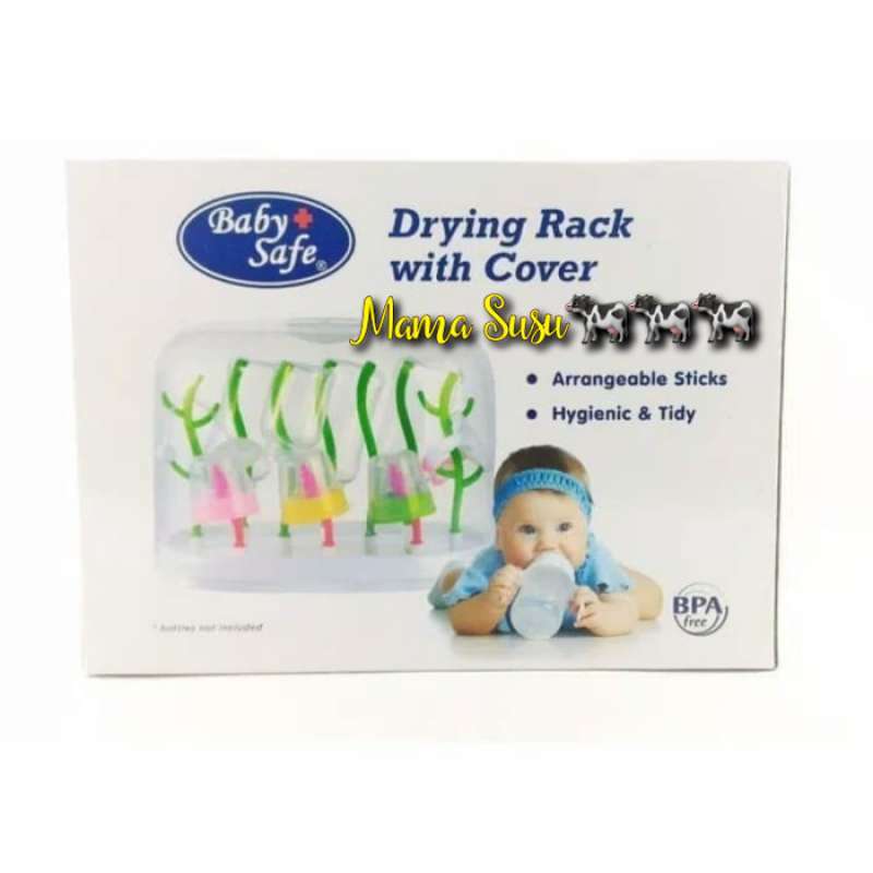 Promo BABY SAFE DR002 DRYING RACK COVER TEMPAT PENGERING BOTOL