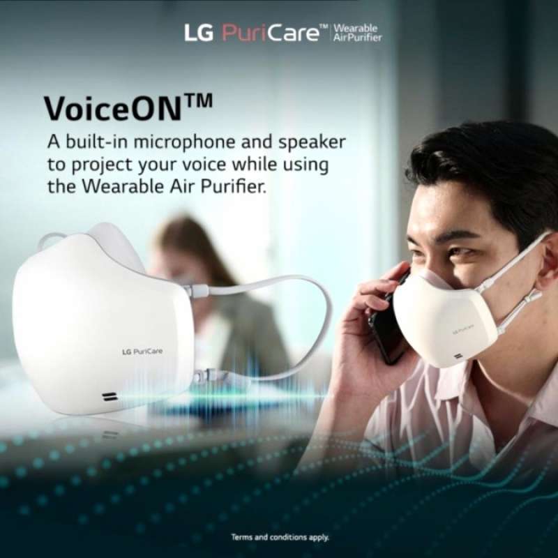Lg wearable hot sale air purifier harga