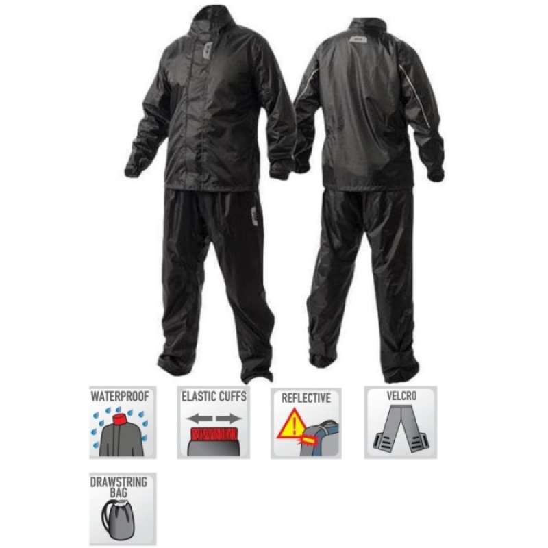 Jas Hujan Givi RSS06 Rainsuit Grey