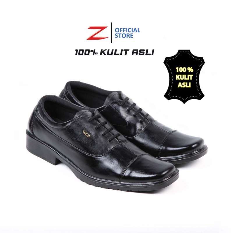 Jual Zeintin - Sepatu Pantofel Hitam Pria Big Size 43-44-45