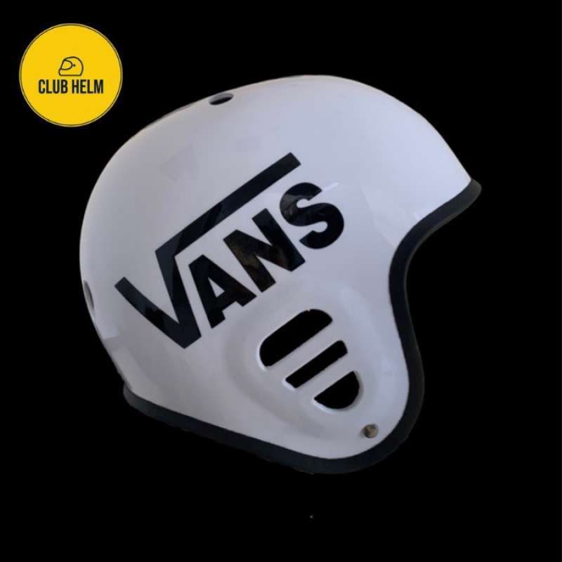 Promo Promo Helm Sepeda Skate Bmx Vans Terbaru Putih Doff Vans