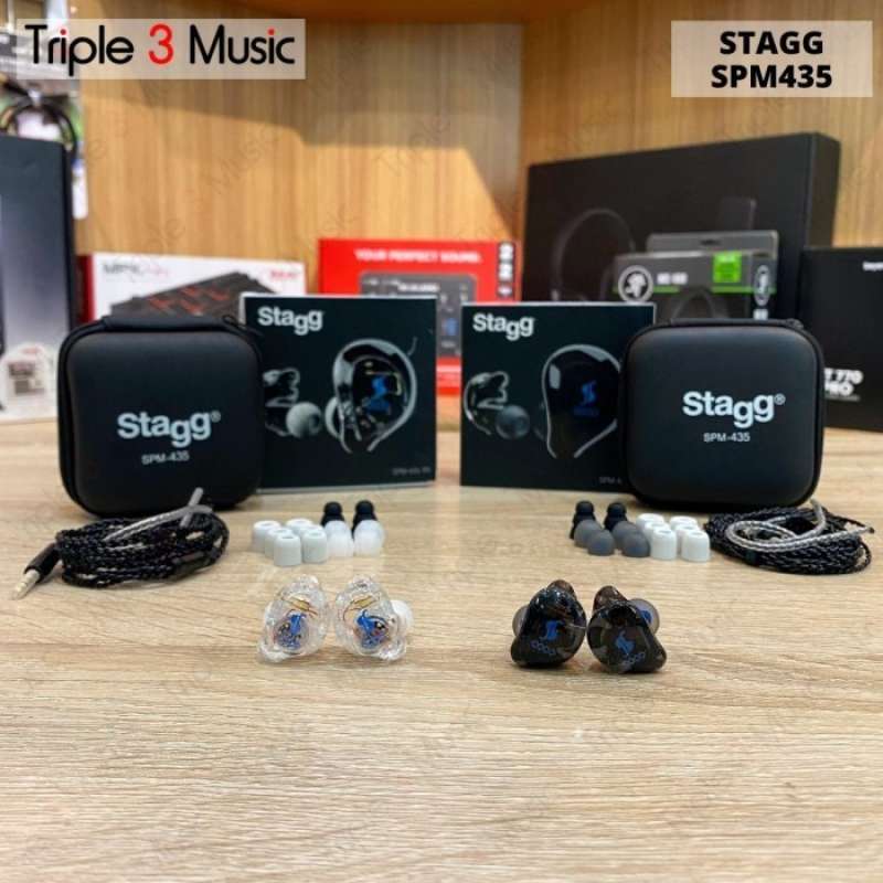 Promo Stagg IEM SPM 435 In Ear Monitor 4 Driver Hi Resolution