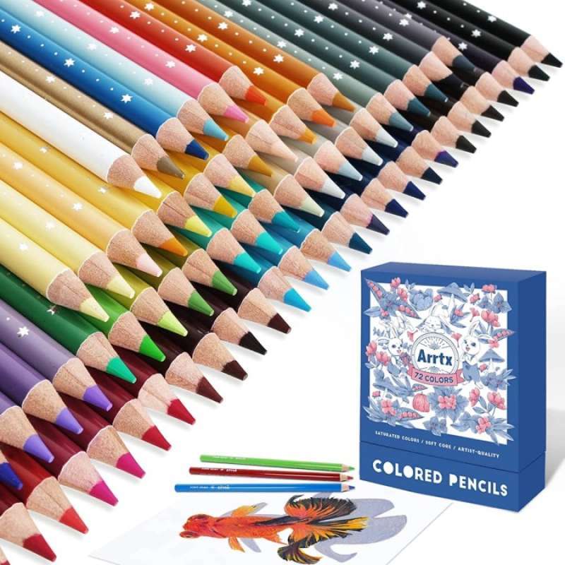 Jual Arrtx Colored pencils Set 72 Colors - Artist Color pencil - Pensil di  Seller Edumart Super - Cengkareng Timur, Kota Jakarta Barat