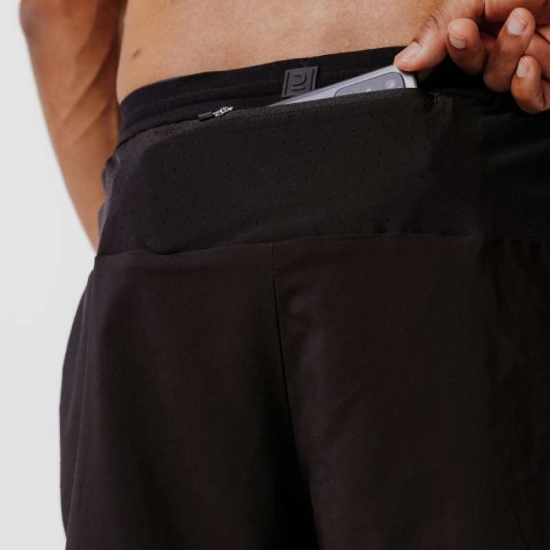 Promo Decathlon Kalenji Celana lari berpori 2in1 pria dry 550