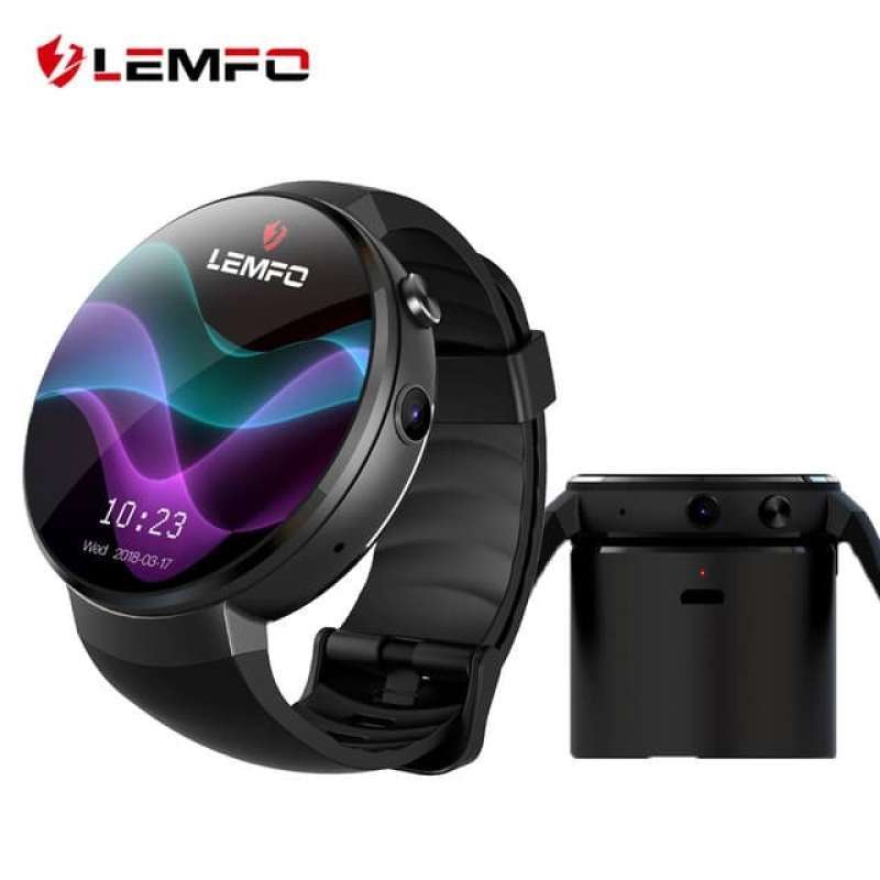 Promo Lemfo LEM7 Smartwatch 4G LTE Free Powerbank GPS Simcard