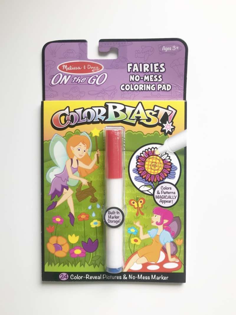 Jual Melissa Doug Color Blast Fairies Buku Mewarnai Anak di
