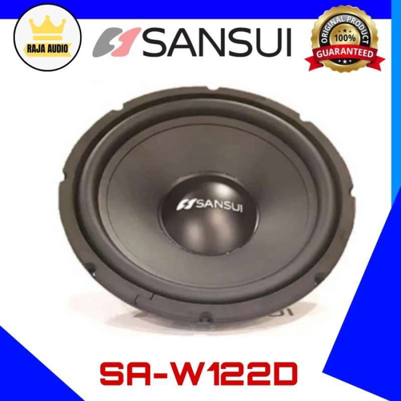 TERLARIS SUBWOOFER SANSUI SA W122D 12 INCH DOUBLE VOICE COIL 1000WATT MAX POWER