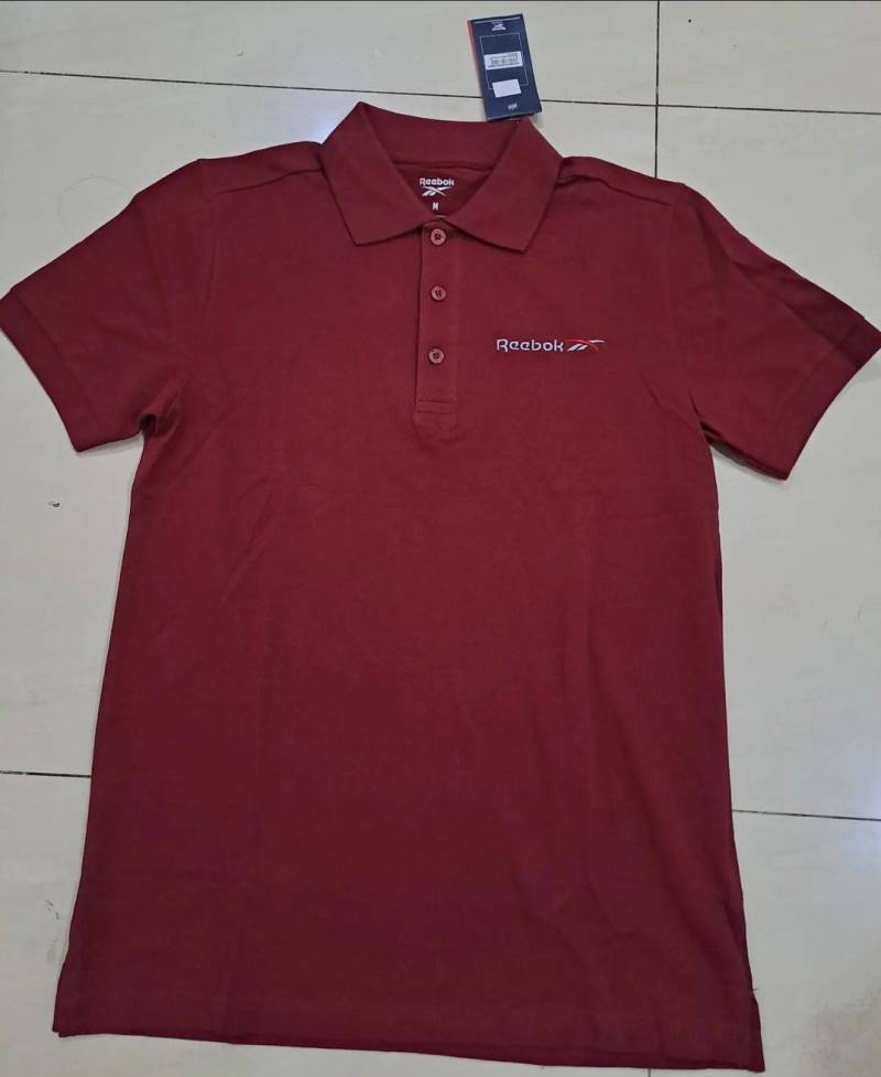 Jual ORI BAJU KAOS KERAH PRIA REEBOK POLO MAROON L di Seller