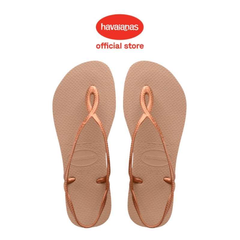 Promo Havaianas Luna 5282 Rose Gold Rose Gold Sandal Wanita 33