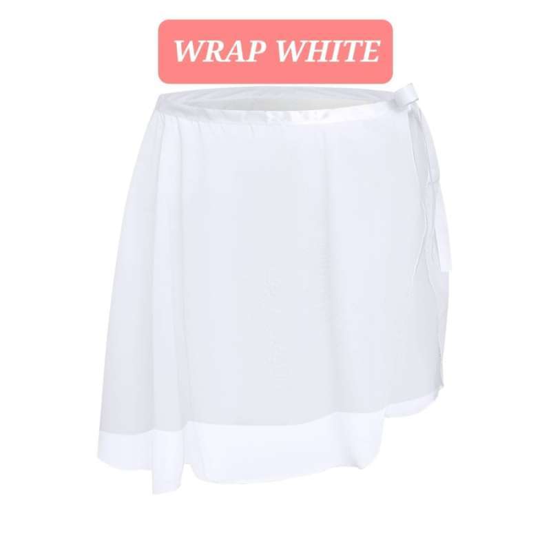 BAJUKIDDIE ROK BALET TUTU WRAP SKIRT PENUTUP LEOTARD GYM SENAM IMPOR