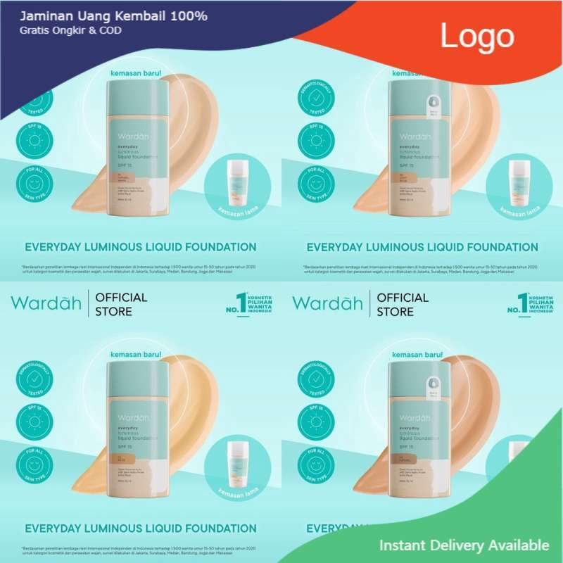 Wardah luminous 2025 liquid foundation