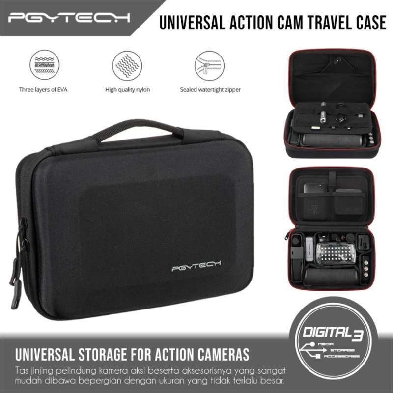 Tas Carrying Case Travel Bag PGYTECH Action Camera DJI Insta360 GOPRO