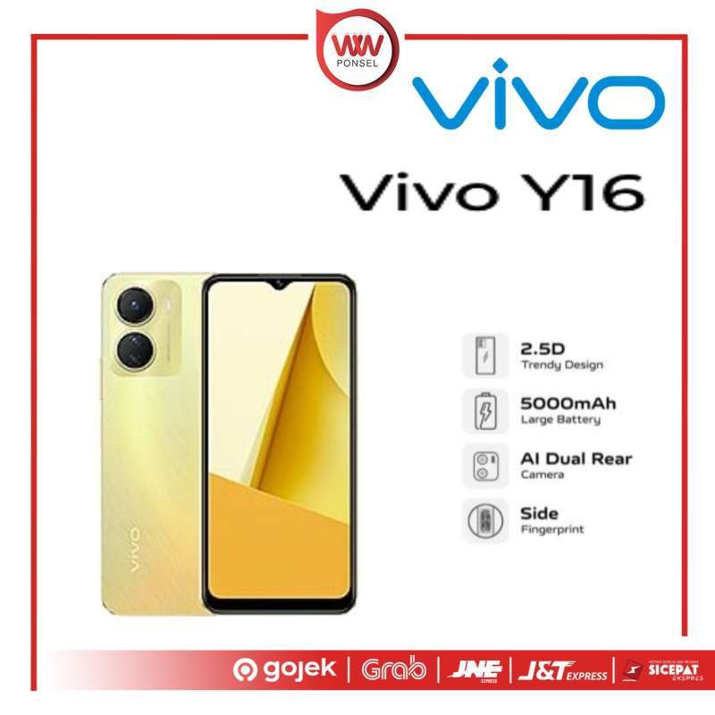 Hp Vivo Y16 Ram 4GB Internal 128GB Garansi Resmi