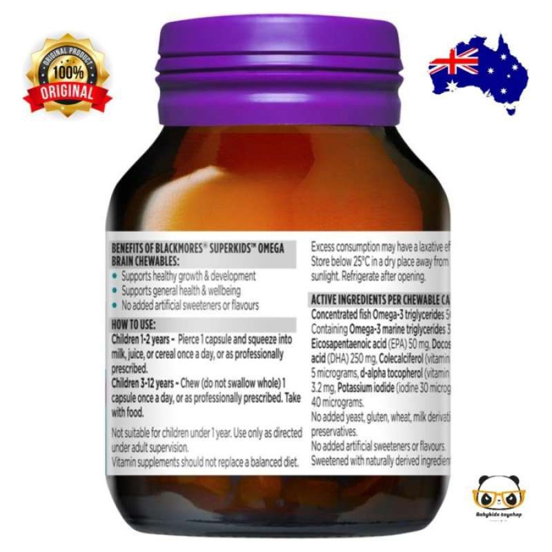 Blackmores superkids omega brain 50 chewables deals