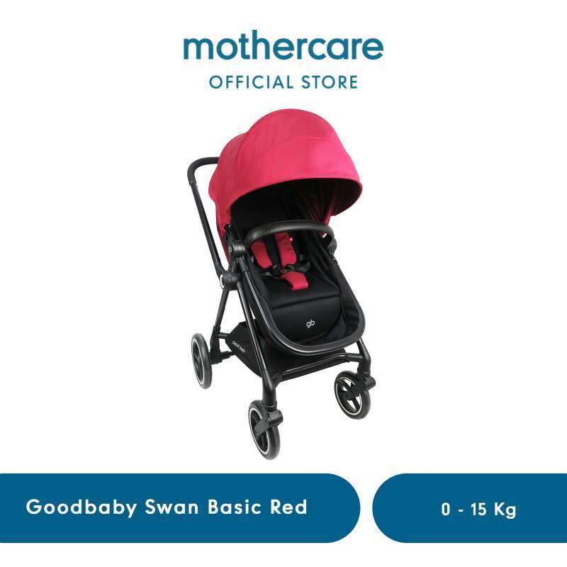 Gb Swan Stroller Basic Red Kereta Dorong Bayi Merah
