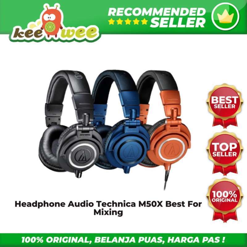 Headphone Audio Technica ATH M50X Best For Mixing