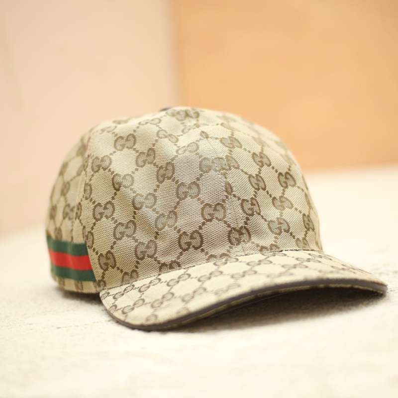 Gucci cap gg canvas baseball brown