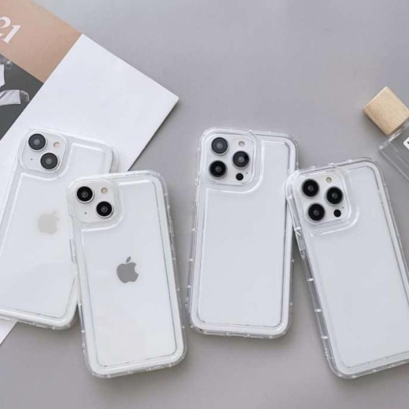 SOFTCASE SILICONE AIR BAG CLEAR CASE FOR IPHONE 6S 7+ 8+ X XS XR 11  12 13 14 PRO MAX
