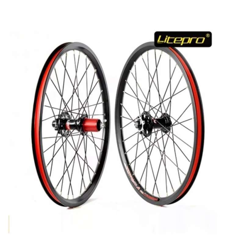 Jual wheelset litepro kfun 22 inch 451 discbrake litepro kfun 22