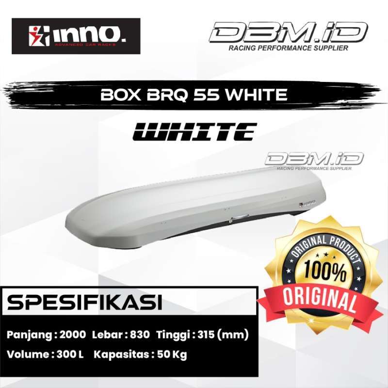 Jual Inno Roof Box Inno Brq55 Brq 55 White Glossy Original Japan Di Seller Cv Dbm Pucang Sewu Kota Surabaya Blibli