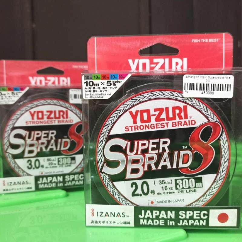 Promo Senar Pe Yozuri Super Braid 8 Multicolor Izanas 300M Pe 1 2