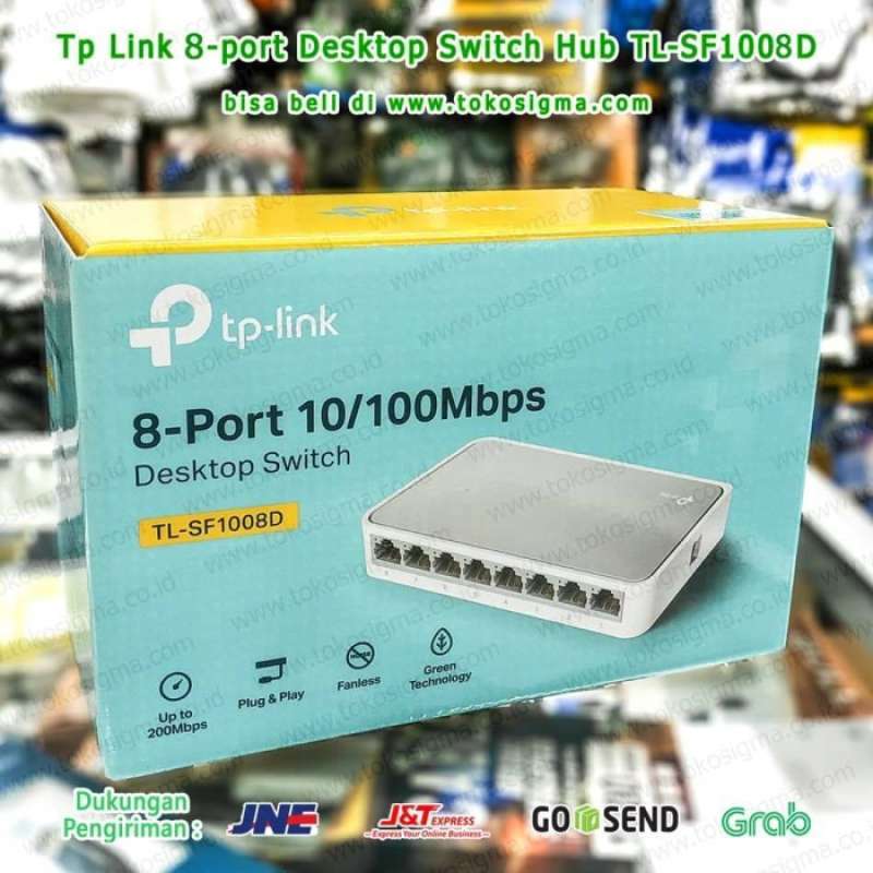 TP-LINK SF1008D 8-Port 10/100Mbps Desktop Switch – PC Express