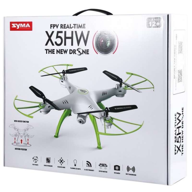 Jual Drone Quadcopter Syma X5HW Wifi FPV With Kamera HD 2 MP di