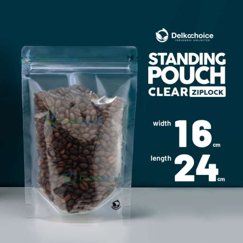 Plastik pouch zipper store