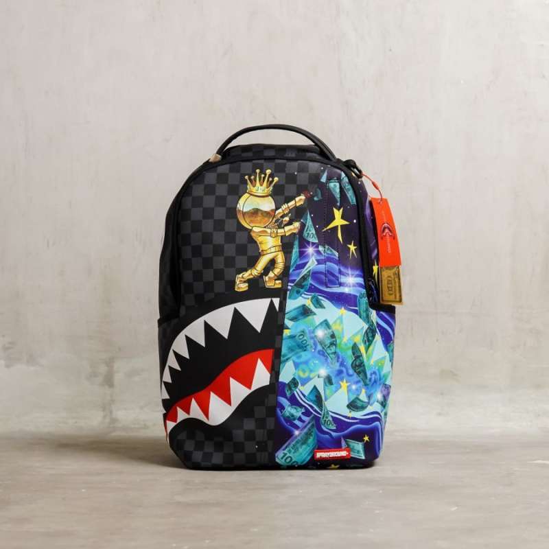 SPRAYGROUND Astromane Welcome to My World Backpack in Black