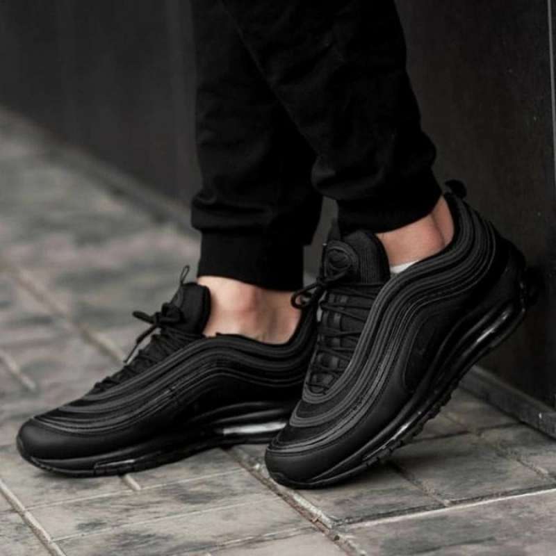 Jual airmax 97 full black premium 41 Hitam di Seller Edumart