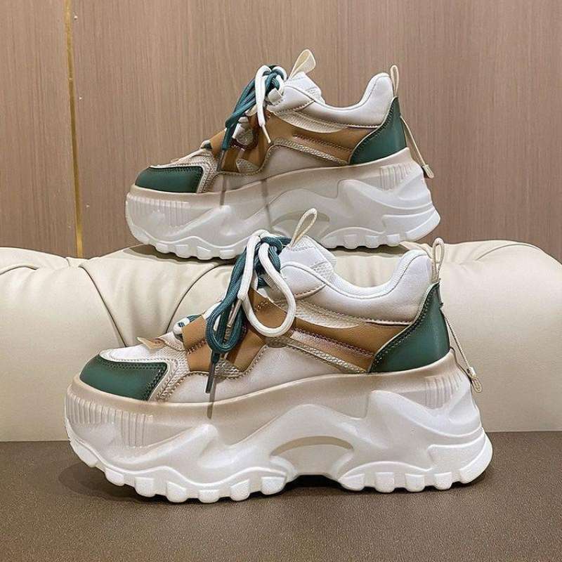 Sepatu Sneakers Wedges Wanita Premium Quality Casual Shoes ID222