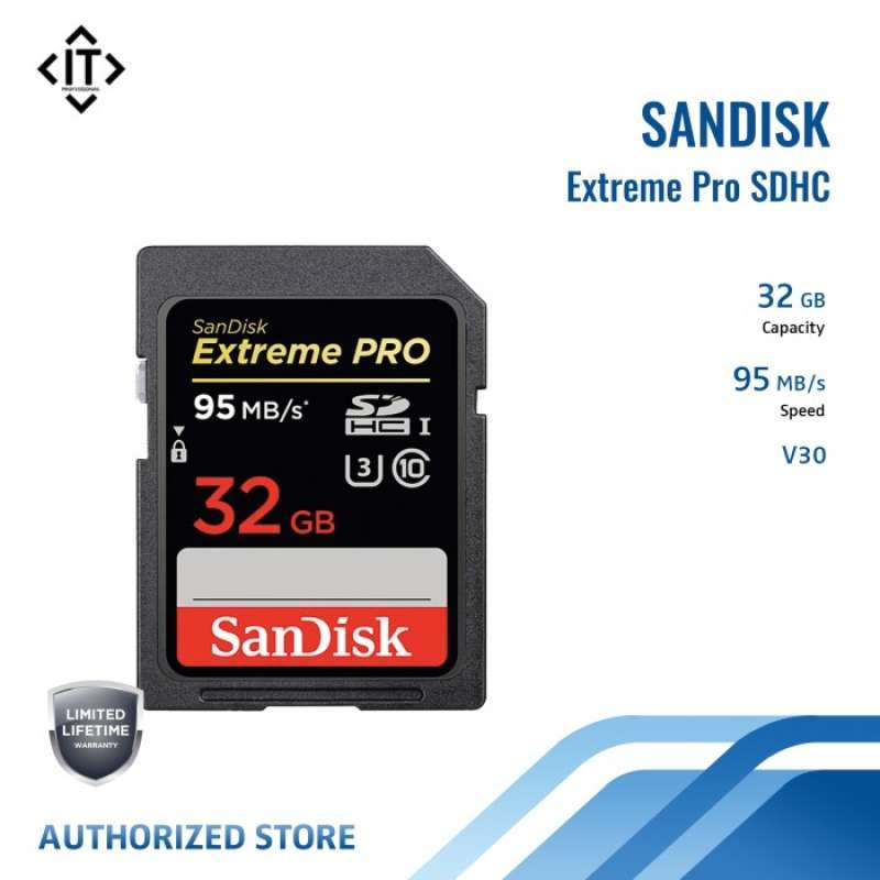 Promo New Sandisk Sdsdxxg 032G Gn4In Sdhc Extreme Pro 32Gb Class